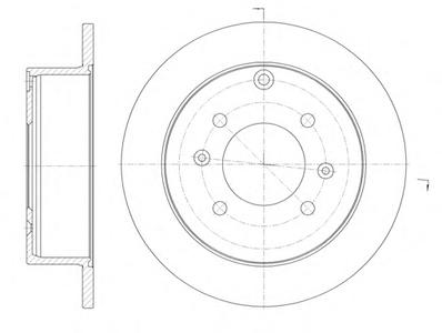 Тормозной диск REMSA 6757.00