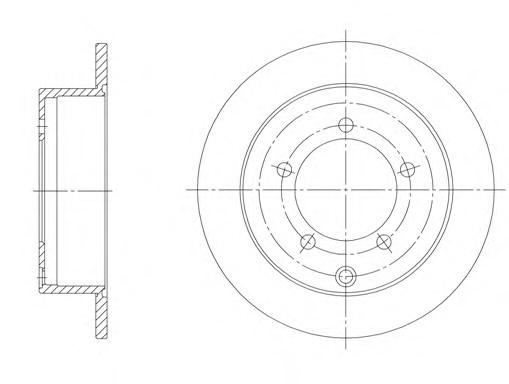 Тормозной диск REMSA