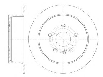 Тормозной диск REMSA 6911.00