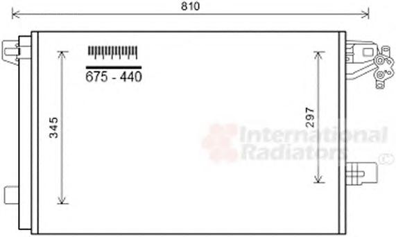 Конденсатор, кондиционер VAN WEZEL