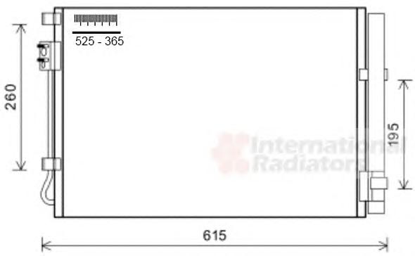 Конденсатор, кондиционер VAN WEZEL