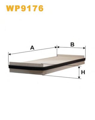 Фильтр, воздух во внутренном пространстве WIX FILTERS