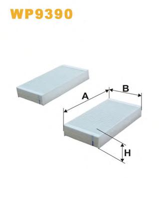 Фильтр, воздух во внутренном пространстве WIX FILTERS