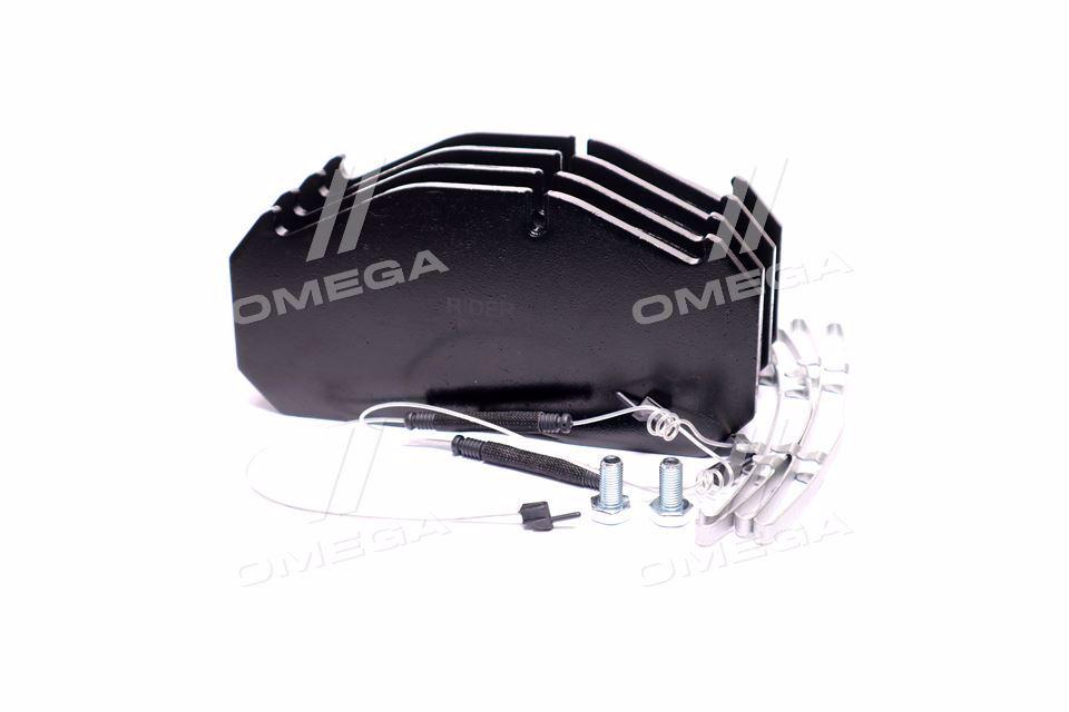 Колодка торм. диск. high power (компл. на ось) man 2000,tga, mb, kassbohrer, rvi magnum, (rider) RIDER