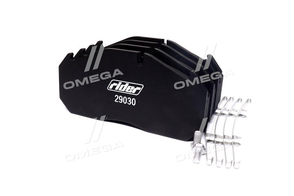 Колодка торм. диск. long life (компл. на ось) man 2000,tga, mb, kassbohrer, rvi magnum (rider) RIDER