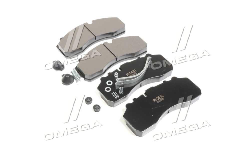 Колодка торм. диск. high power (компл. на ось) bpw, daf xf95, iveco (rider) RIDER