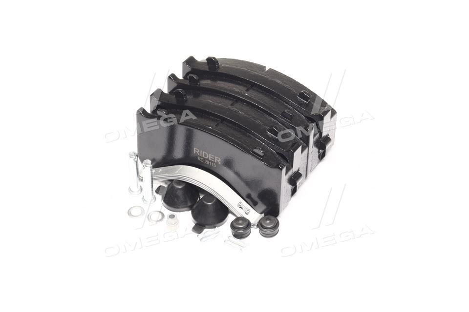 Колодка торм. диск. high power (компл. на ось) man tgl,tgm, mb atego, transporter (rider) RIDER