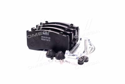 Колодка торм. диск. long life (с притирочн. слоем) (компл. на ось) man tgl,tgm, mb atego (rider) RIDER RD 29115STD