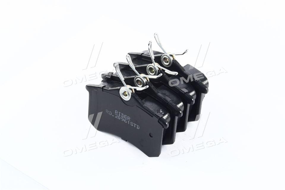 Колодка торм. диск. standard skoda octavia, fabia, a4, a6, passat задн. (rider) RIDER