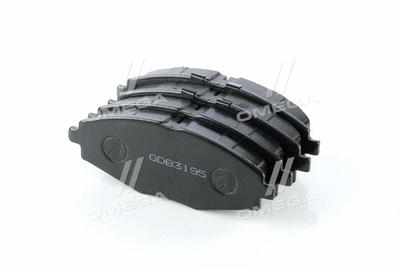 Колодка торм. диск. standard daewoo lanos 1.5 /sens/matiz/chery 97- передн. (rider) RIDER RD.23241STD