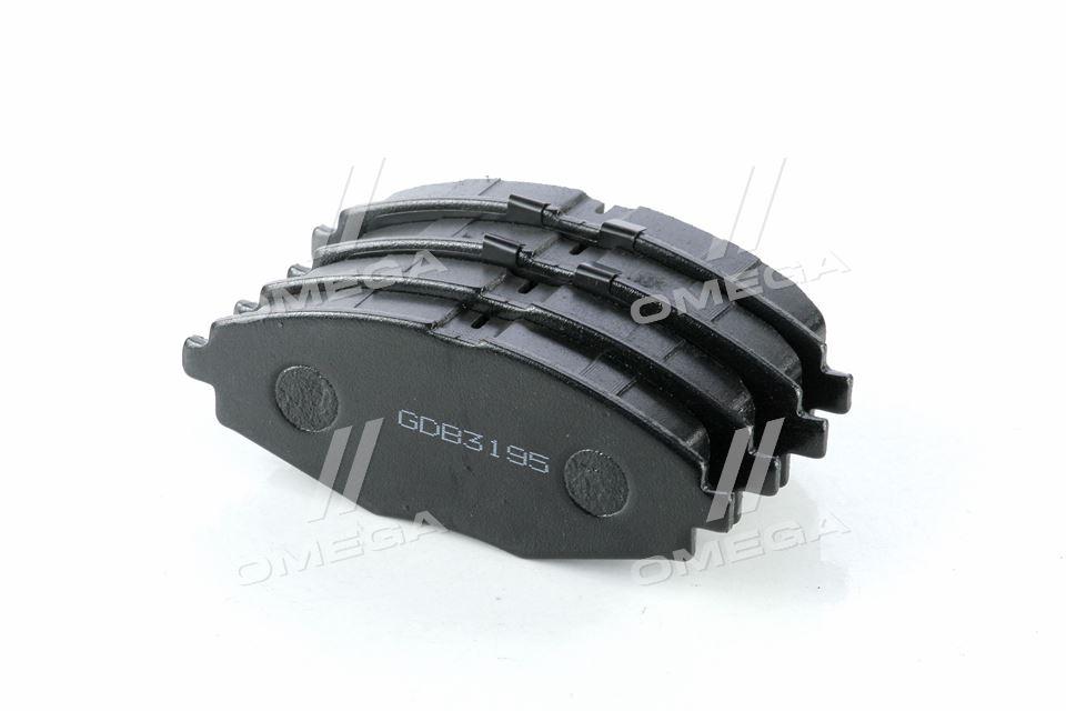 Колодка торм. диск. standard daewoo lanos 1.5 /sens/matiz/chery 97- передн. (rider) RIDER
