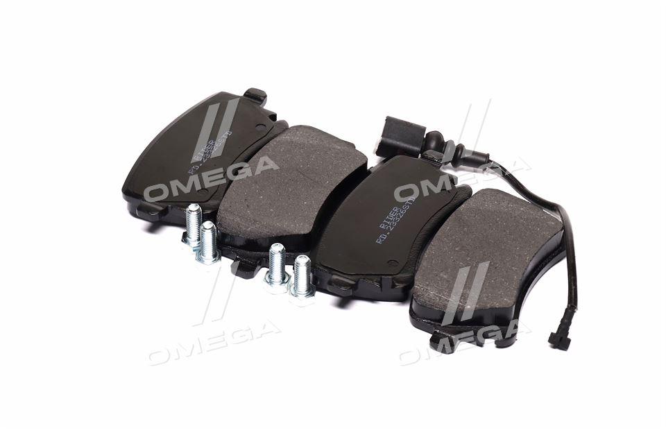 Колодка торм. диск. standard vw transporter (t5) 03- (с датч.) задн. (rider) RIDER