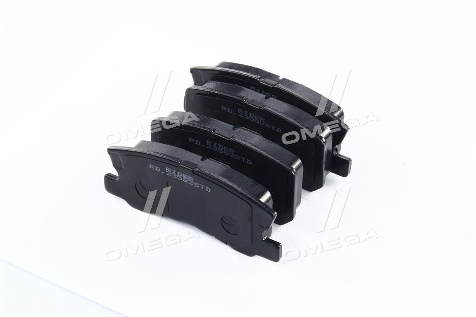 Колодка торм. диск. standard mitsubishi outlander/pajero/grandis задн. (rider) RIDER