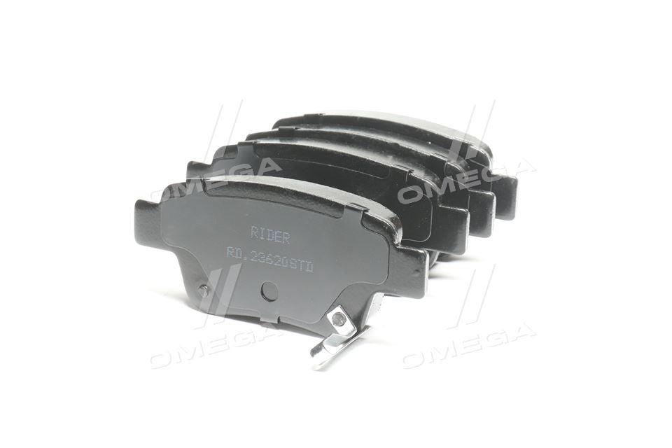 Колодка торм. диск. standard toyota avensis 03-08 задн. (rider) RIDER