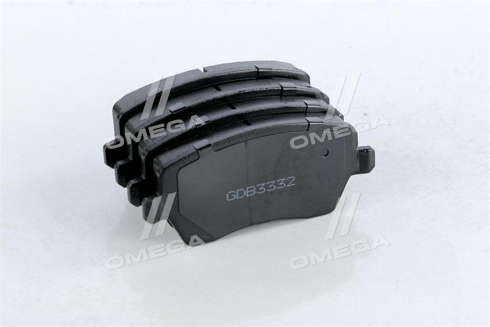 Колодка торм. диск. standard dacia logan, renault kangoo 08- передн. (rider) RIDER