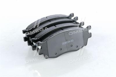 Колодка торм. диск. standard hyundai accent, kia rio 05- передн. (rider) RIDER RD.24317STD