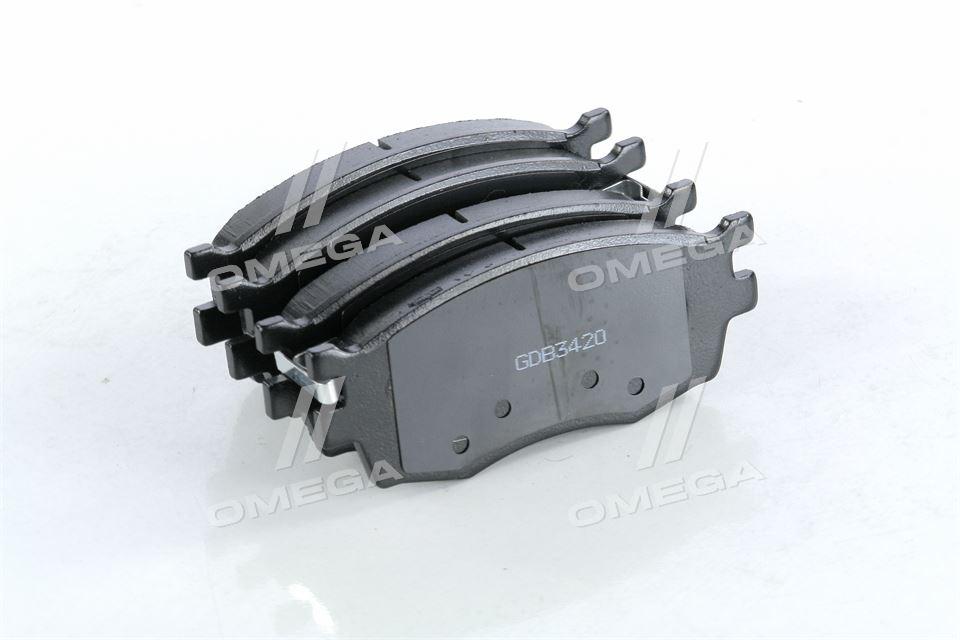 Колодка торм. диск. standard hyundai accent, kia rio 05- передн. (rider) RIDER