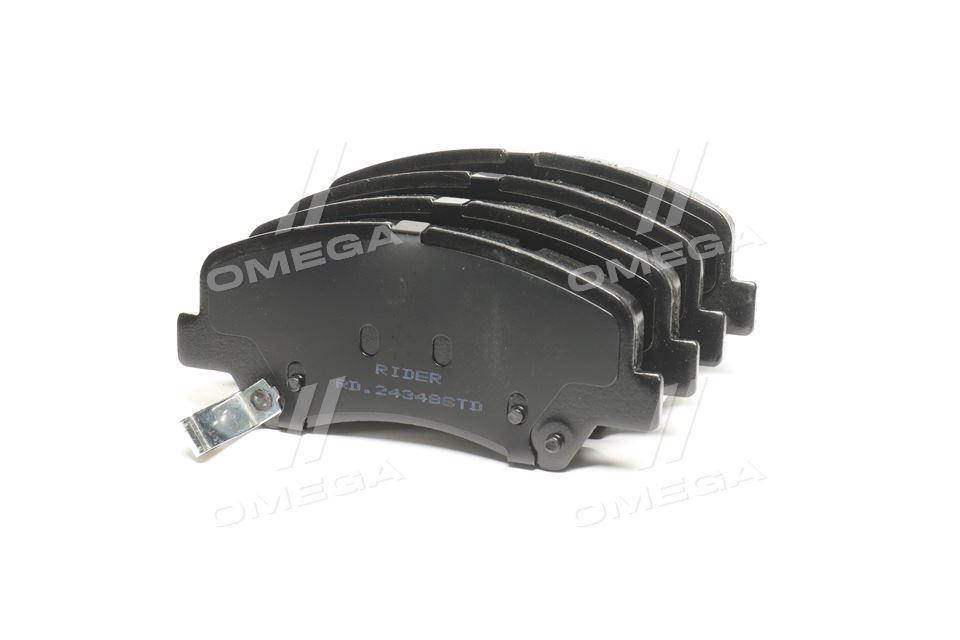 Колодка торм. диск. standard hyundai accent, kia rio 11- передн. (rider) RIDER