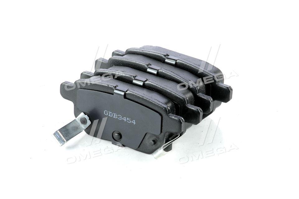 Колодка торм. диск. standard toyota corolla/prius/yaris 07- задн. (rider) RIDER