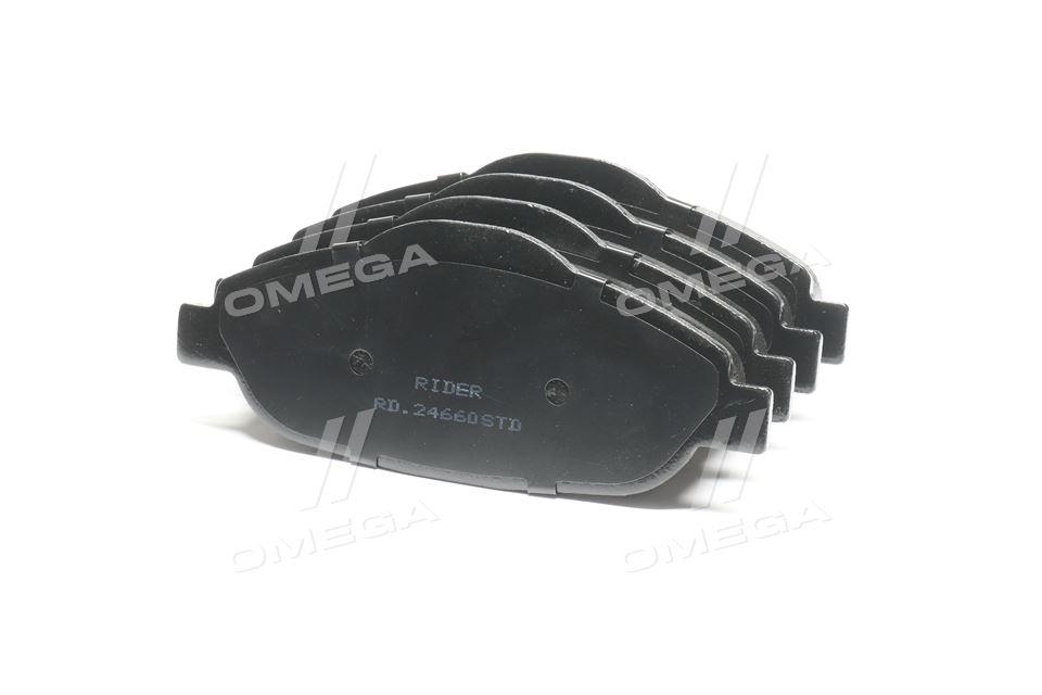 Колодка торм. диск. standard peugeot 308 07- передн. (rider) RIDER