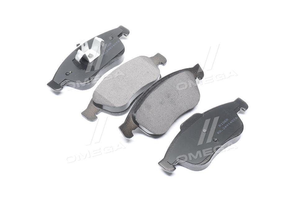 Колодка торм. диск. standard dacia duster, renault megane 10- передн. (rider) RIDER