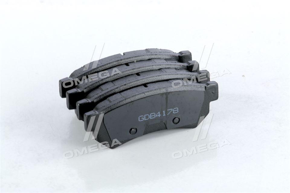 Колодка торм. диск. standard chevrolet lacetti 08- задн. (rider) RIDER