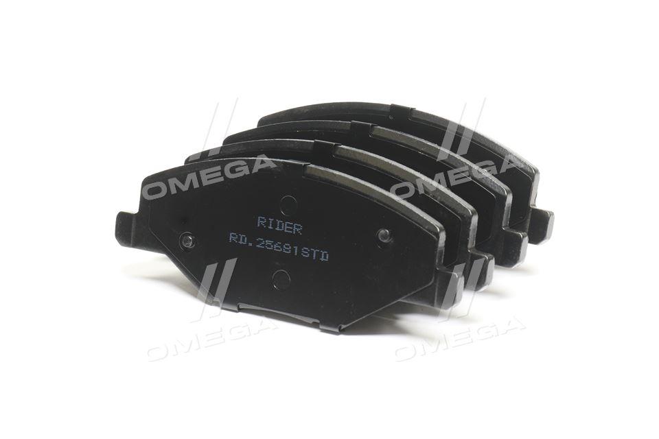 Колодка торм. диск. standard skoda fabia 07-14 передн. (rider) RIDER