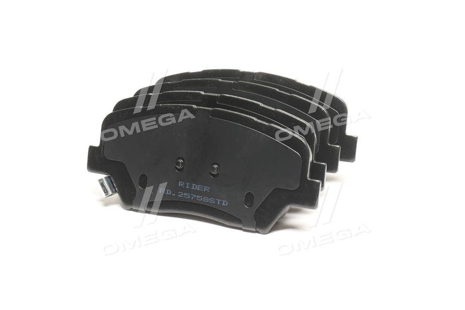 Колодка торм. диск. standard hyundai elantra 11- передн. (rider) RIDER