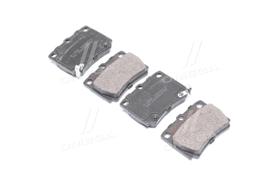 Колодка торм. диск. ceramic mitsubishi pajero sport 98- задн. (rider) RIDER