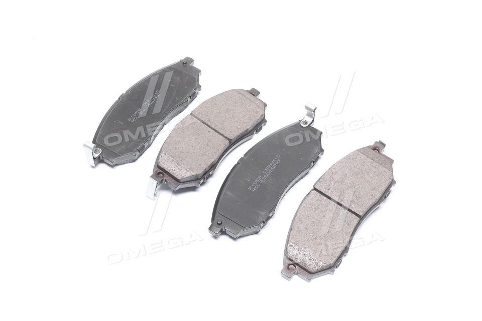Колодка торм. диск. ceramic nissan qashqai 07- передн. (rider) RIDER