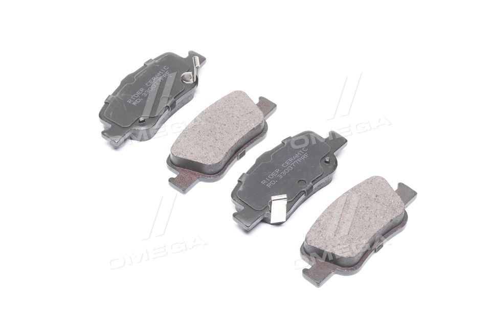 Колодка торм. диск. ceramic toyota auris, corolla 07- задн. (rider) RIDER
