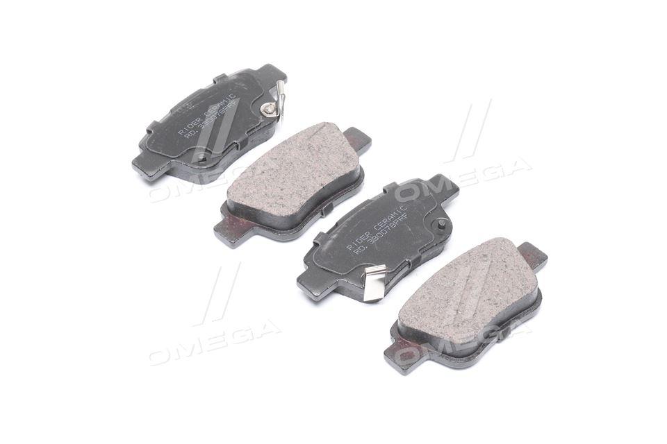 Колодка торм. диск. ceramic toyota avensis 03-08 задн. (rider) RIDER