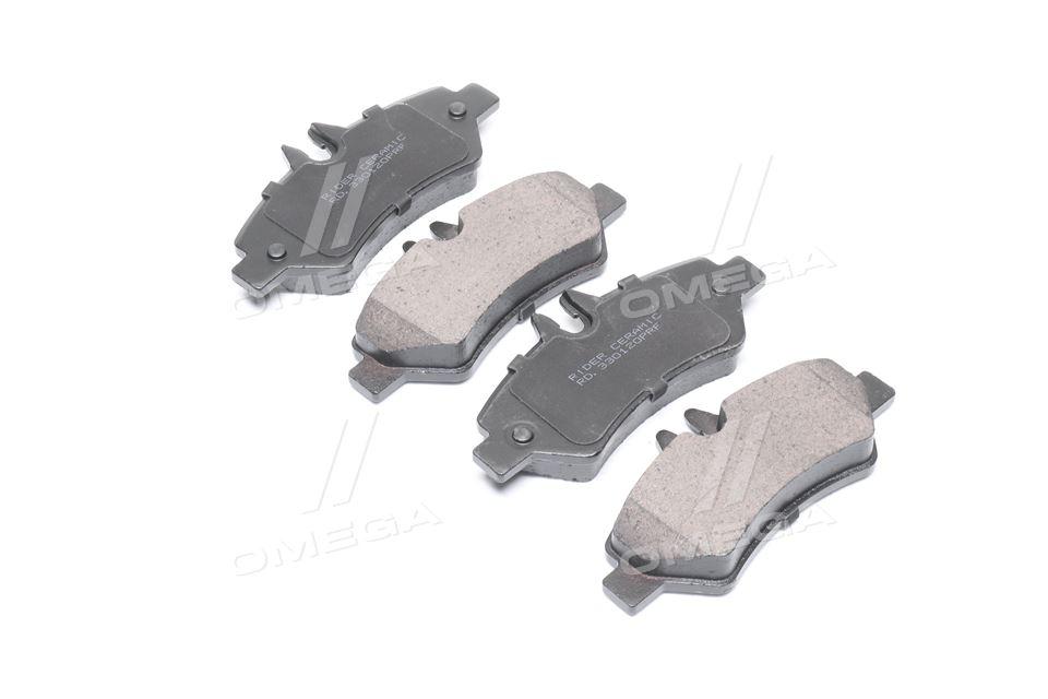 Колодка торм. диск. ceramic mb sprinter(906)/vw crafter 06- задн. (rider) RIDER