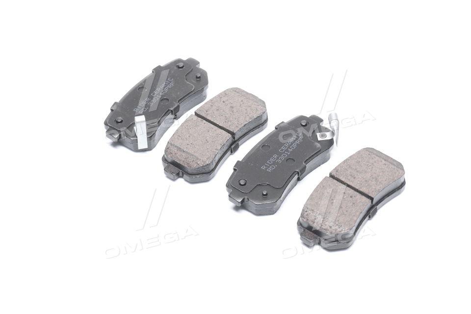 Колодка торм. диск. ceramic hyundai accent, kia rio, ceed 05- задн. (rider) RIDER