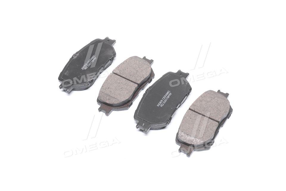 Колодка торм. диск. ceramic toyota camry 01- передн. (rider) RIDER