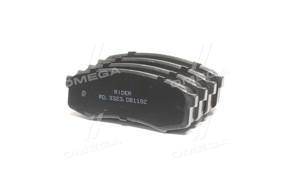 Колодка торм. диск. toyota lс prado 09- задн. (rider) RIDER