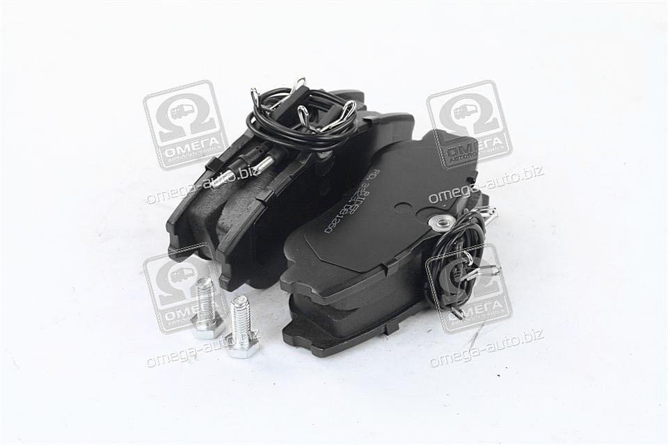 Колодка торм. диск. citroen berlingo 96- передн. (с датчиком) (rider) RIDER