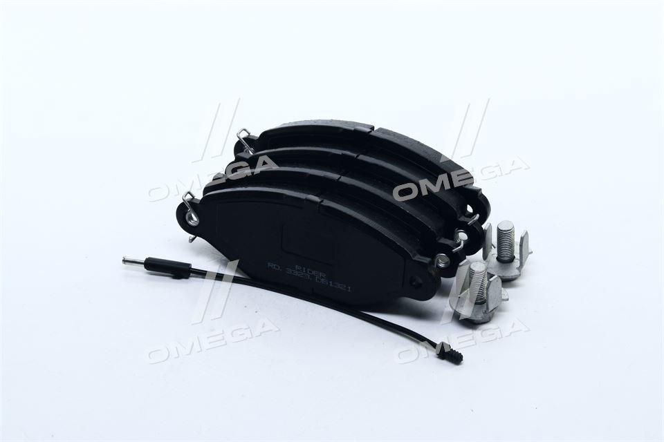 Колодка торм. диск. renault kangoo 97- передн. (rider) RIDER