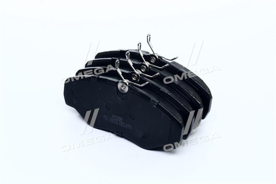 Колодка торм. диск. renault trafic, opel vivaro 01- передн. (rider) RIDER