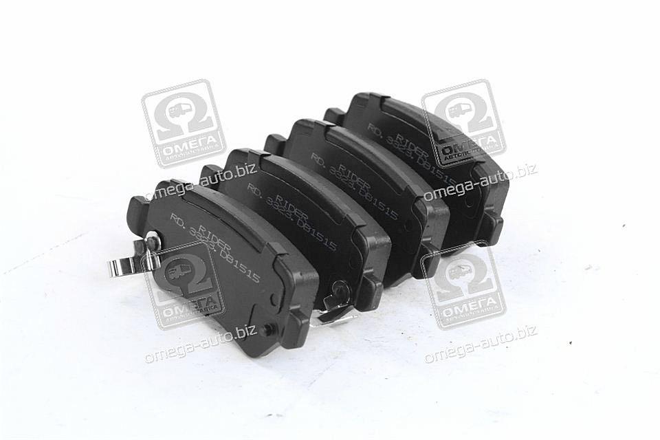 Колодка торм. диск. opel astra g, h, combo задн. (rider) RIDER