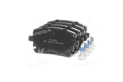 Колодка торм. диск. audi, vw t5 задн. (без датч.) (rider) RIDER RD.3323.DB1516
