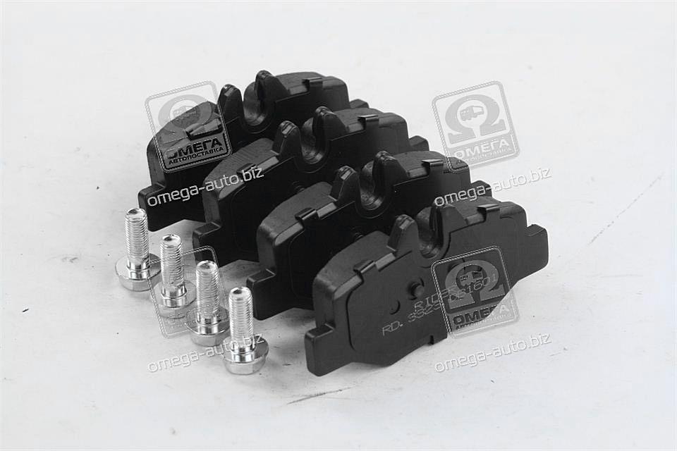 Колодка торм. диск. mb vito 03- задн. (rider) RIDER