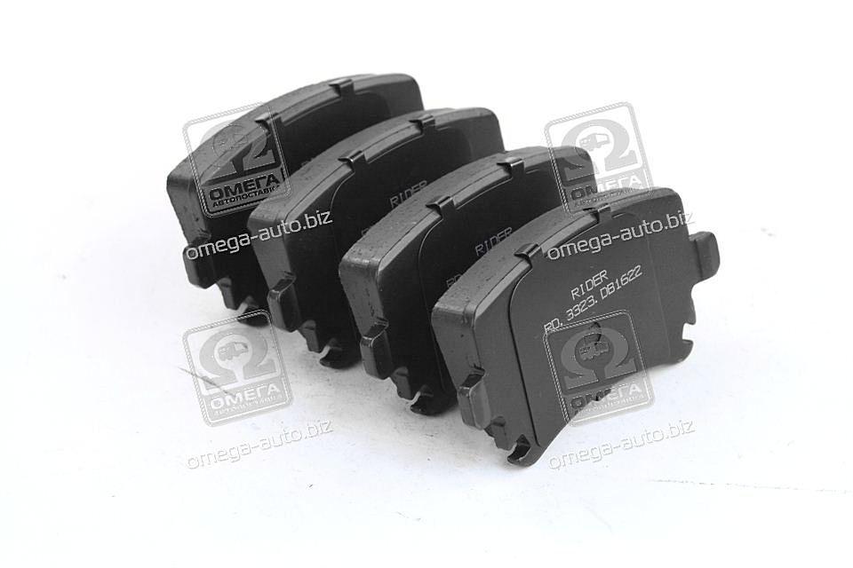Колодка торм. диск. vw passat, caddy, octavia 05- задн. (rider) RIDER