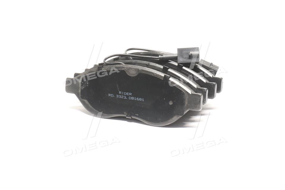 Колодка торм. диск. citroen jumper, fiat ducato, peugeot boxer 06- передн. (rider) RIDER