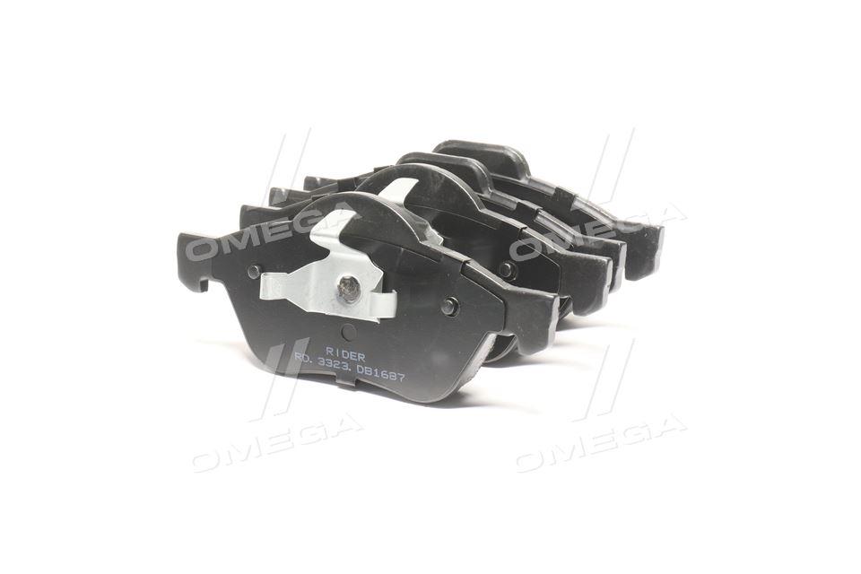 Колодка торм. диск. renault megane 02-09, передн. (rider) RIDER