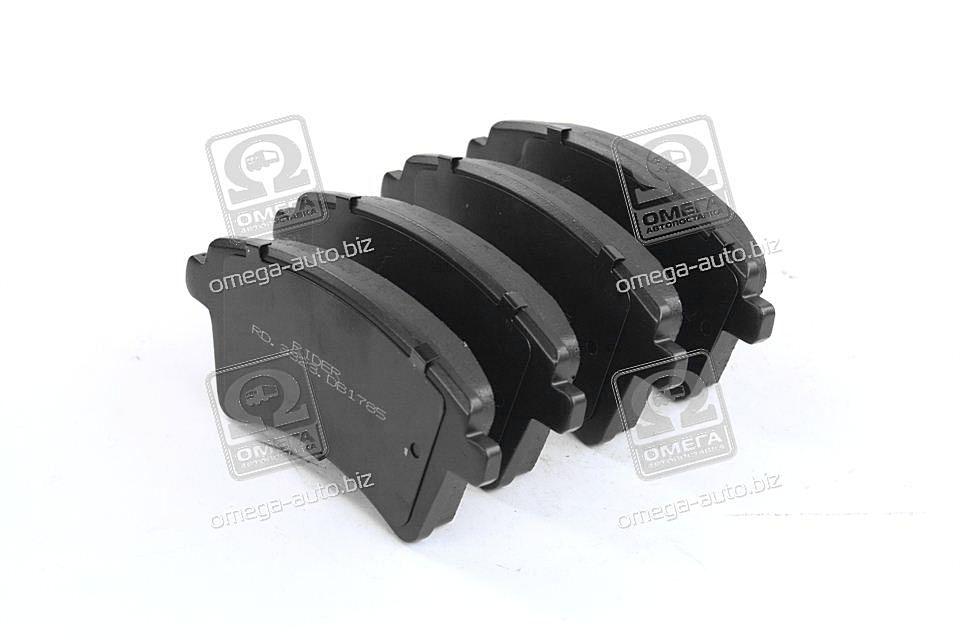 Колодка торм. диск. renault kangoo 08- передн. (rider) RIDER