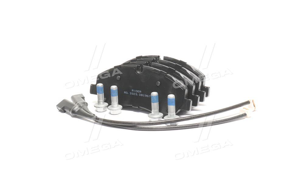 Колодка торм. диск. ford transit 12- передн. (rider) RIDER