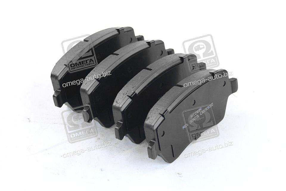 Колодка торм. диск. dacia logan, renault kangoo 08- передн. (rider) RIDER