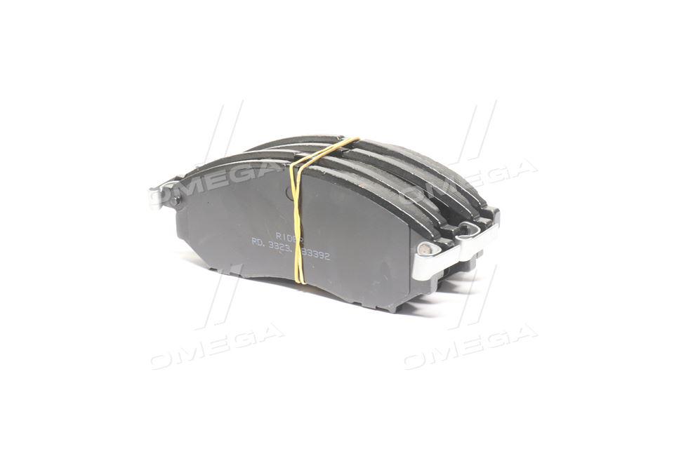 Колодка торм. диск. nissan qashqai 07- передн. (rider) RIDER