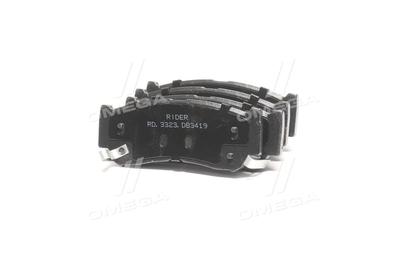 Колодка торм. диск. hyundai santa fe 06- задн. (rider) RIDER RD.3323.DB3419